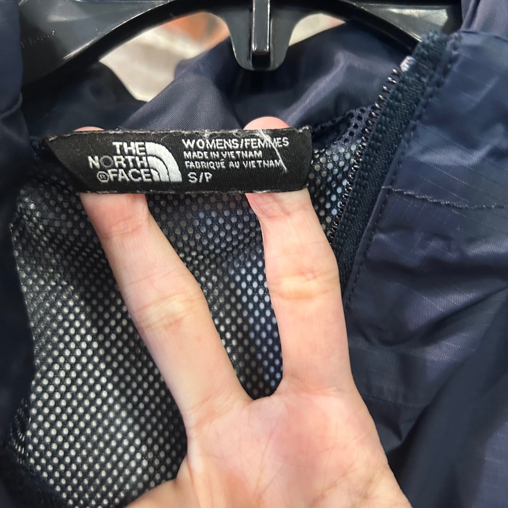 The North Face Rain Jacket Womens Navy Blue DryVent Hooded Waterproof Gorpcore S - Picture 5 of 13